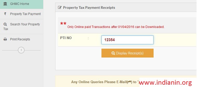 GHMC : Check Property Tax Dues Online Hyderabad – indianin.org